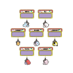 BT21 Minini Acrylic Name Badge de BTS
